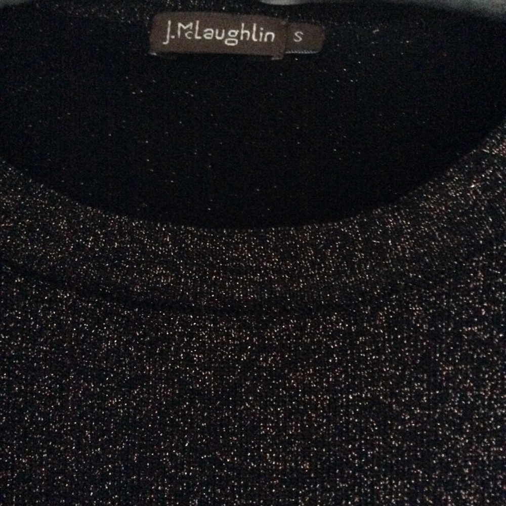 JMcLaughlin Kaya Swing Dress in Black/Gold
